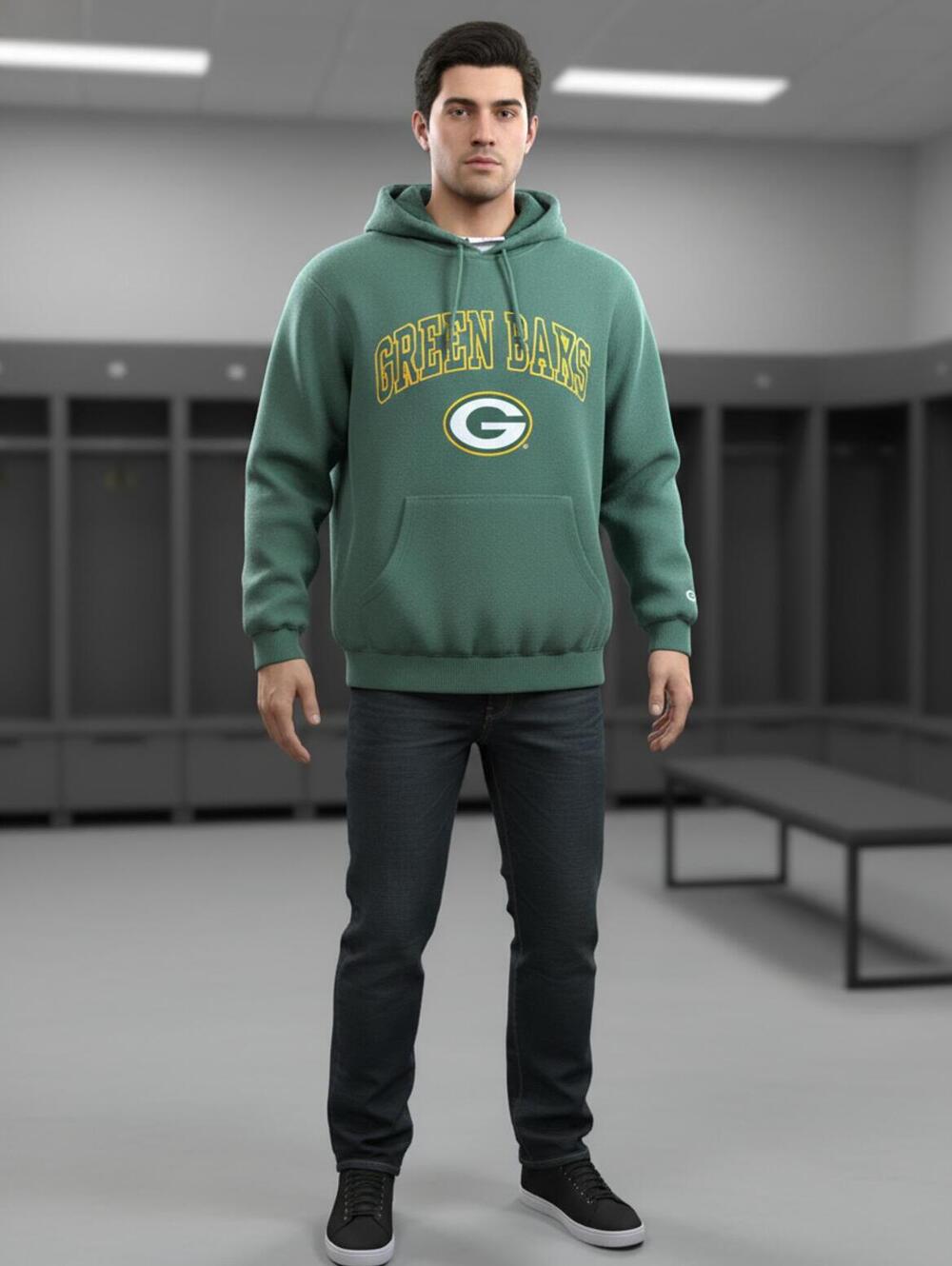 Green Bay Packers Men's NFL Hoodie Size XL